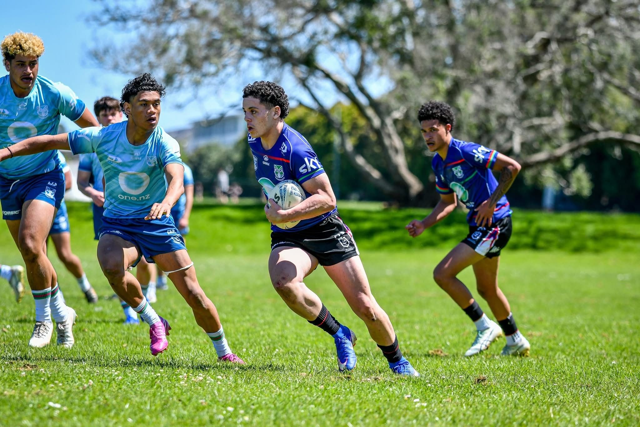 Carson Hunter at the Auckland rugby league trial on 17 October 2026, wearing jersey No. 4, photograph 4