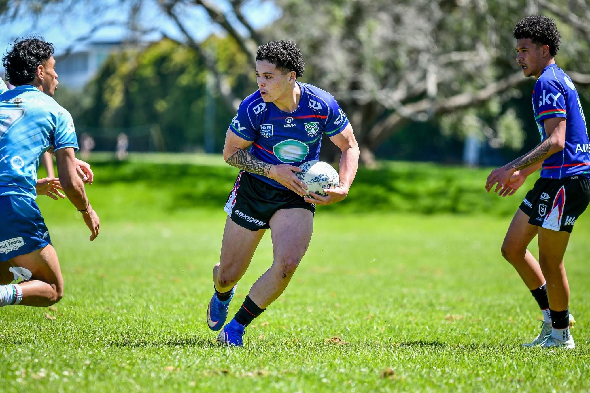 Carson Hunter at the Auckland rugby league trial on 17 October 2026, wearing jersey No. 4, photograph 5